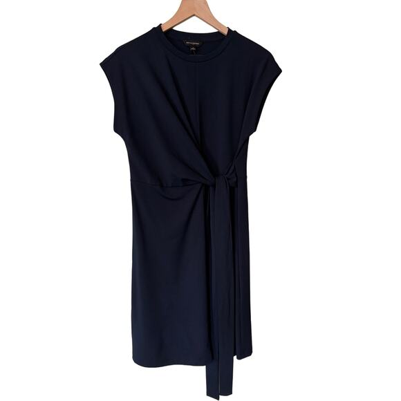 Banana Republic Women's New Navy Tie-Waist Dress Size Small - Picture 1 of 9